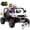 Black, variant on Aosom 2 Seater Ride on Car, 12V 7AH Ride on Dump Truck Kids UTV, Black