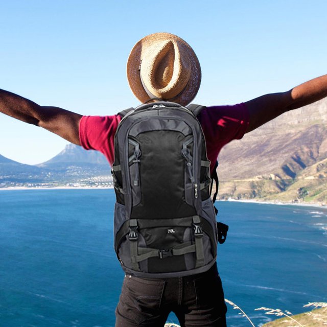 Fridja Sales 2025 New Multi Functional Mountaineering Bag Summer Large Capacity Waterproof Outdoor Hiking Backpack Travel Load Reduction Backpack