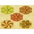 thumbnail image 1 of Ahgly Company Machine Washable Indoor Rectangle Transitional Sedona Brown Area Rugs, 2' x 4', 1 of 7