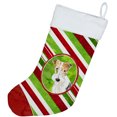thumbnail image 2 of Carolines Treasures CK4073CS Fox Terrier Bas de Noël à Rayures de Bonbons de Noël, 2 of 2