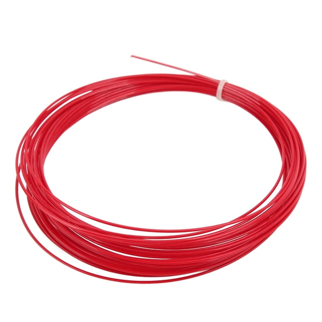 Hex Tennis String Professionnel Résistance à l'Usure Fil de Tennis pour le Tennis 12M / 39.4ftred