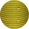 thumbnail image 1 of Ahgly Tapis Rond Lavable en Machine Intérieur Transitionnel Jaune Foncé Vert, 5 Pieds Rond, 1 of 7