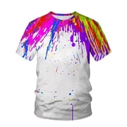 Ketyyh-chn99 Robe Homme Chemises d'été Hommes et Gros Hommes Soft Tops Men's Long Sleeve T Shirts Respirant T-Shirt Hot Rose,5XL