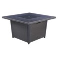 thumbnail image 1 of Kinger Home 42" Ethan Patio Extérieur Table de Puits de Feu avec Coupe-Vent, Gris, 1 of 7