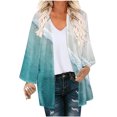 thumbnail image 2 of Nouveaux Hauts pour Femmes 2023 Grande Taille Mode Femme Col Rond T-Shirt Manches Longues Blouse Imprimée Automne Chandail en Molleton Manches Longues pour Femmes, 2 of 5