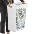 thumbnail image 4 of Sterilite Rectangular Open Hamper, White, 4 of 8
