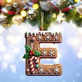 thumbnail image 1 of Rwnbm 26 Letters Christmas Tree Decoration Pendant Christmas Tree Ornaments Personalized DIY Christmas Ornaments Christmas Decoration Xmas Tree Hanging Decor Feature, 1 of 4