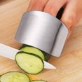 thumbnail image 3 of Outils de Cuisine en Acier Inoxydable Protecteur de Doigt Couteau Coupe Tranche Garde Sécurisée Doigt Râpé, 3 of 6
