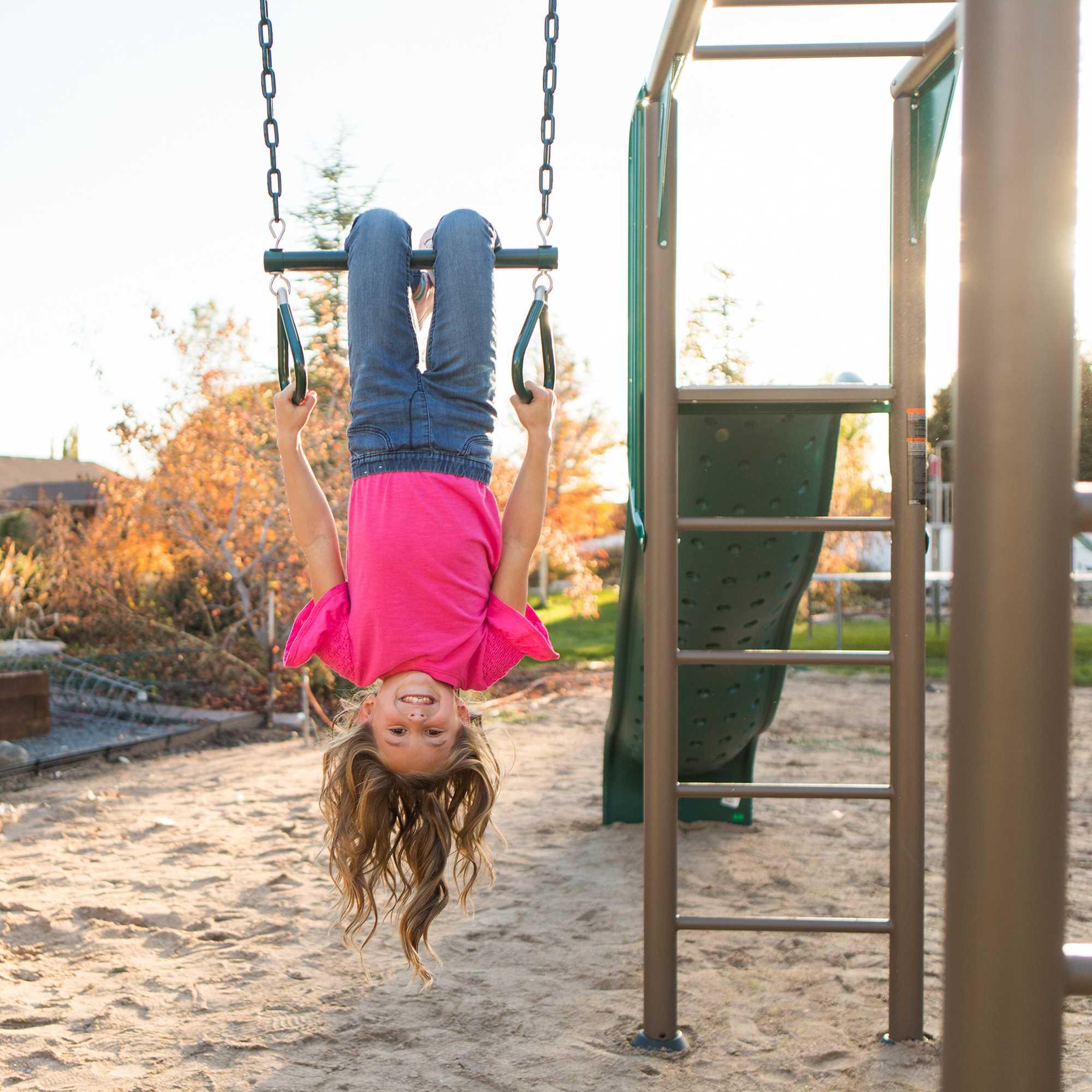 Lifetime Monkey Bar Adventure Swing Set (Earthtone)