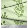 thumbnail image 3 of Soimoi Poly Georgette Fabric Leaves & Floral Block Decor Fabric Printed Yard 42 Inch Wide, 3 of 3