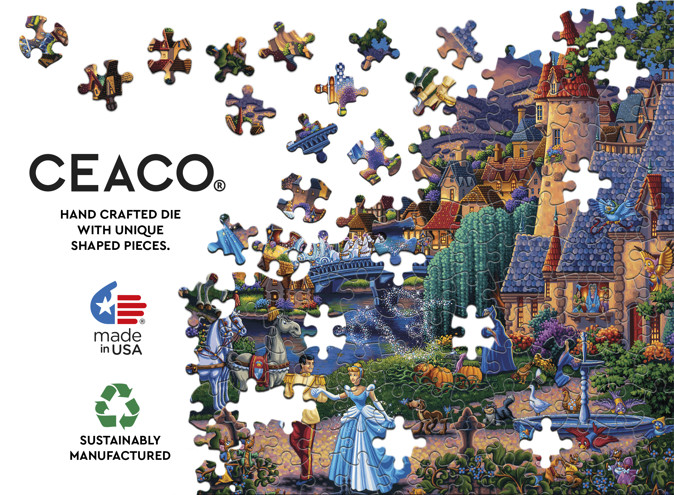 Ceaco Le puzzle Cinderella's Enchanted Evening - en 1500 pièces