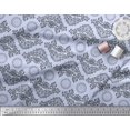 thumbnail image 3 of Soimoi Moss Georgette Fabric Floral & Damask Ethnic Decor Fabric Printed Yard 42 Inch Wide, 3 of 3