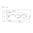 thumbnail image 3 of 4 Holes Metal Bass Control Plate with Screws for Jazz Bass Replacement Parts, 3 of 9