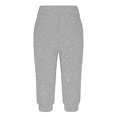 thumbnail image 4 of tarylea Womens Capri Pants Stretchy Drawstring Low Rise Jogger Pants Soft Comfy Lounge Cropped Yoga Pants with Pockets, 4 of 4