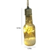 thumbnail image 3 of Home Decoration Christmas Decor Hanging Bottle Light Christmas Lamp Decorations Christmas Tree Bulb 13x4.5cm Light Bulb Decorative Items Gift Clear Light Bulbs, 3 of 7
