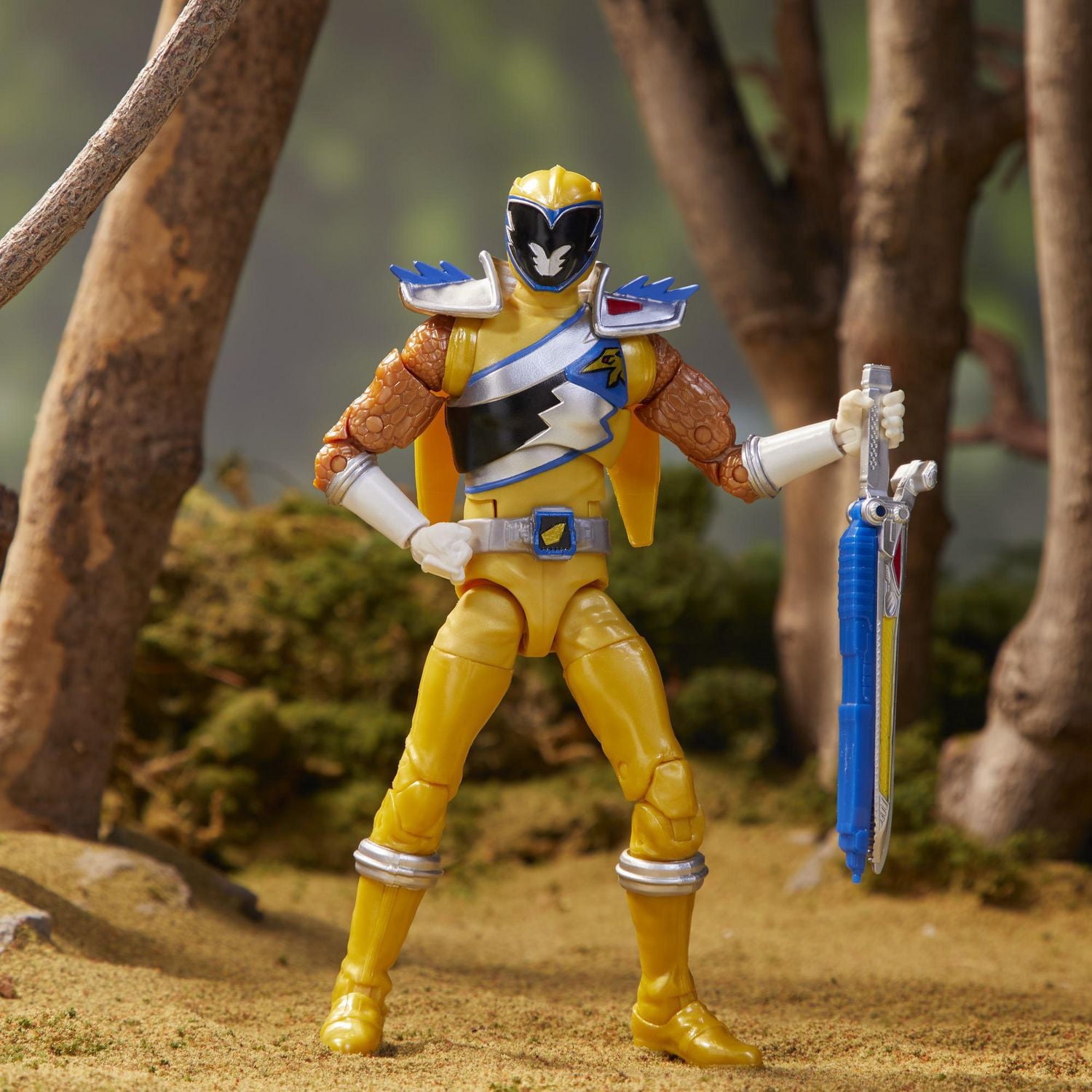 Power Rangers Lightning Collection -Gold Ranger, figurines articulées de collection de 15 cm