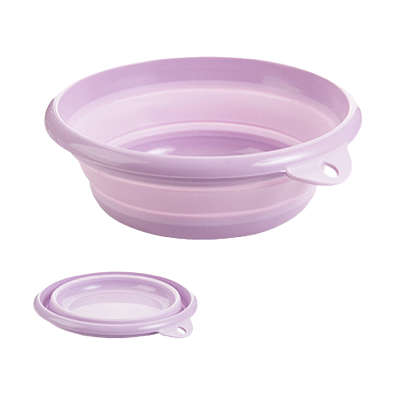 Yeacher Collapsible Wash Basin Foldable Reusable Wash Basin Folding Round Dishpan Washing Basin Foldable Dish