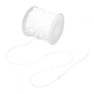 Accessoires de Rideaux, Cordon Perlé pour Store, Chaîne de Liaison Inférieure pour Store, Chaîne Perlée pour Store, Store Romain pour Décoration Maison Rideau Vertical 10 m