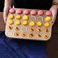 thumbnail image 4 of 30 for 30,Cookie Baking Sheets 30 Grids Macaron Carbon Steel Molds Household Multi Function Baking Baking Tray Cookies Crispbread Biscuits Molds Non Stick Coating Easy to Clean, 4 of 9