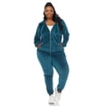 thumbnail image 1 of White Mark Ensemble de Survêtement en Velours pour Femmes, 2 Pcs, 1 of 6
