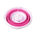 Vwrxbz Portable Washing Machine Foldable Tub with Rotating Turbine Washer USB Powered for Camping Apartment Dorm RV