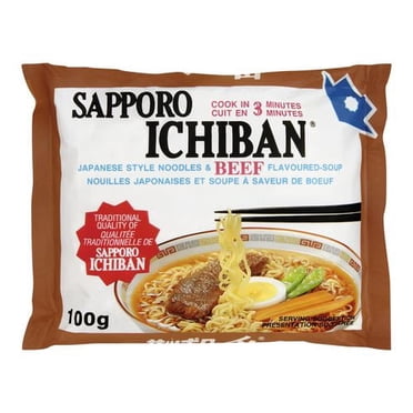 Sapporo Ichiban Japanese Style Noodles and Beef Soup