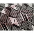 thumbnail image 4 of oneOone Silk Tabby Fabric Parallelogram & Triangle Geometric Printed Craft Fabric BTY 42 Inch Wide, 4 of 4