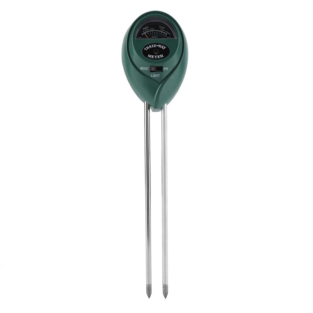 Noref Soil Water Sensor, Soil Moisture Sensor, 3 in 1 Moisture Sensor Meter Soil Water Monitor Hydrometer Farming Plant Flowers Garden