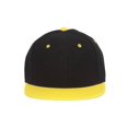thumbnail image 2 of CTH Vintage Snapback Cap Hat 2 Tone, Black Yellow, 2 of 2