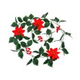 thumbnail image 2 of Birdeem Outdoor Christmas Decorations,Christmas Decorations Indoor,New Christmas Rattan Spots Artificial Fake Leaves Christmas Decorations Simulation Christmas Rattan,Christmas Decorations Outdoor, 2 of 6
