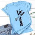 thumbnail image 3 of Birdeem T-Shirts Imprimés pour Femmes et Filles, Manches Courtes, Col Rond, Blouse, 3 of 6