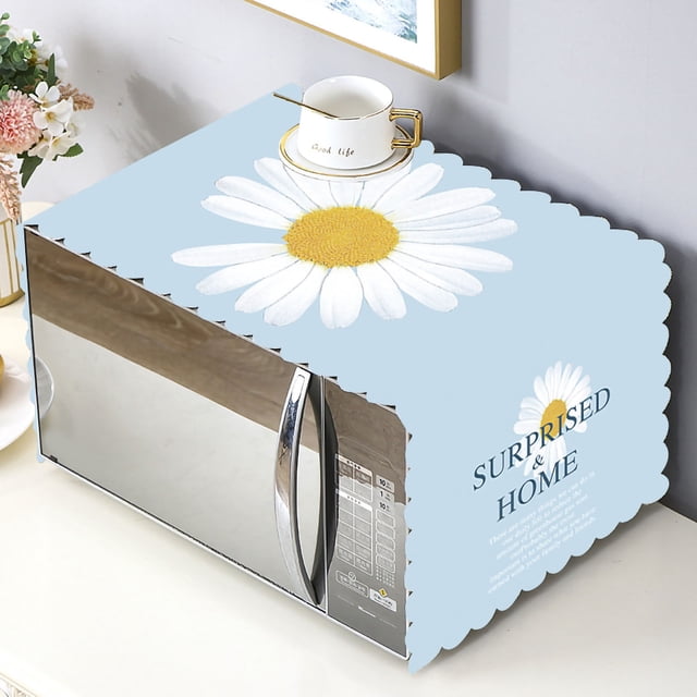 Housse de Four à Micro-Ondes Tissu Mignon Anti-Huile Style Nordique Pièces Simples