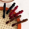 thumbnail image 4 of YAOBAMM Hair Clip Korean Style Hair Clip Elegant Simple Side Bang Flocking Double Layer Hairpin Hair Accessory, 4 of 7