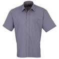 thumbnail image 1 of Premier Mens Short Sleeve Formal Poplin Plain Work Shirt, 1 of 3