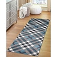 thumbnail image 1 of ECARPET Washable Plaid Area Rug & Runner for Kitchen, Bedside, Living Room, Hallway, 1 of 9