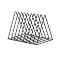 thumbnail image 1 of Iron Book Organizer Storage Shelf Magazines Rack Office Study Newspaper Display Stand Decoration Type 9, 1 of 10