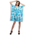 thumbnail image 2 of Moomaya Cutwork Lace Beach Kaftan For Women Printed Bikini Caftan Plus Size, 2 of 4