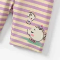 thumbnail image 4 of Disney Princess Girls Ruffled Graphic Tee Stripped Leggings Shorts 2 Pieces Summer Outfits Set Sizes 2-6, 4 of 5