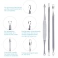 thumbnail image 4 of Blackhead Extractor kit, Remover Acne Tool Professional Stainless Steel Comedone Extractor Instrument Tool Set for Curing Facial, 4 of 5