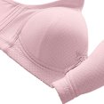thumbnail image 3 of Bigersell Bras for Women Full-Coverage Wire-Free Bra Style T-10 Non-Slip Support Bra T-10-Pinks, 3 of 4