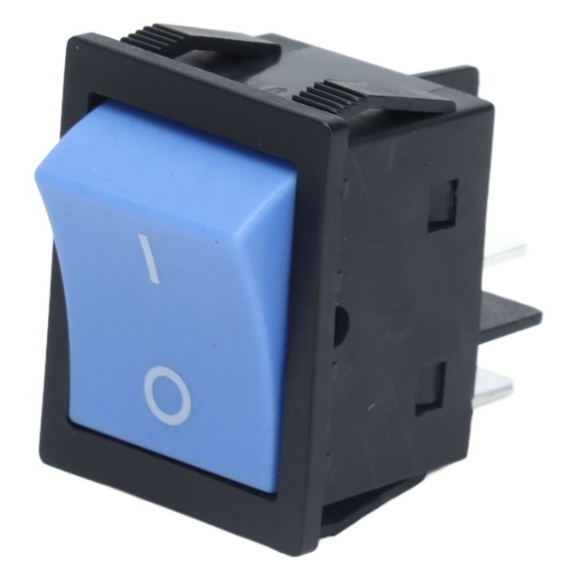 Blue Rocker Switch, Corrosion Resistance Extensive Use Conductivity Rocker Switches For Electric Vehicles For Household Appliances