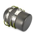 thumbnail image 3 of 2pcs Outdoor Cookware Camping Pans and Pots Cook Set Hiking Backpacking Picnic Cooking Tool, 3 of 8