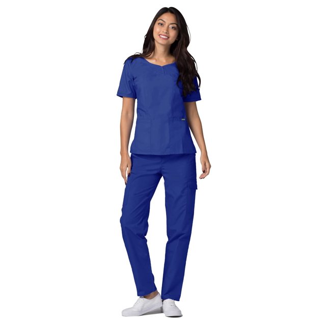 Adar Universal Scrubs For Women - V-Neck Scrub Top