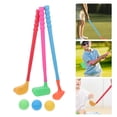 thumbnail image 2 of HLONK 2 Sets of Children Golfs Kit Plastic Golf Club and Ball Set Random Color, 2 of 8