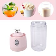 Small Juicer Blender, 410ml Mini Juicer Cup, 6 Blades Small Juicer Blender, Portable Blender USB Rechargeable For Travel Sports Kitchen