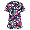 thumbnail image 1 of T-Shirt à Manches Courtes à Manches Courtes pour Femmes Travaillant dans les Soins de Poche, 1 of 3