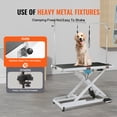 thumbnail image 3 of VEVOR Table de Toilettage Électrique pour Animaux de 50 Pouces, Bras de Toilettage pour Chiens Robuste pour Grands Chiens, Hauteur Ajustable, Plateau Antidérapant Capacité Maximale 400 Lb, 3 of 9