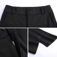 thumbnail image 4 of XZNGL Womens Trousers Plus Size Bell Bottom Trousers Ttraight Tigh Waist Work Pants, 4 of 7