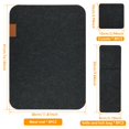 thumbnail image 4 of HLONK Placemats Set of 8 Washable Felt Place Mats with Coasters and Cutlery Bags Heat Resistant Dining Table Mats Practical Dining Place  Reusable Table Mats for Home Kitchen Party, 4 of 10