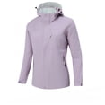 thumbnail image 2 of Sentmoon Ski Jacket Women Oversized Hooded Neck Long Sleeve Woman Coat Zipper Solid Color Windproof Waterproof Womens Clothes Trendy with Pockets Fall and Winter for Backpacking and Camping, 2 of 5
